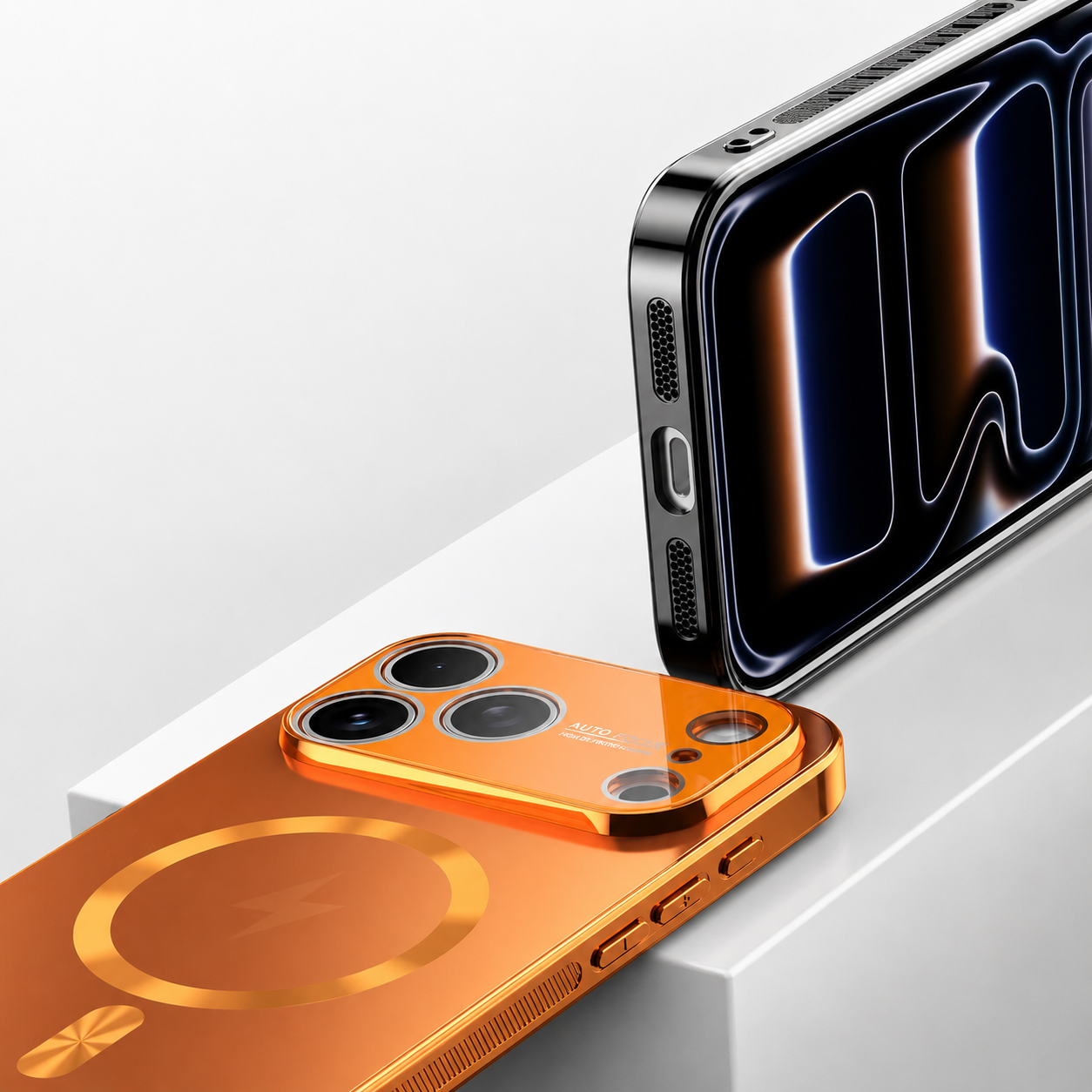 Premium iPhone Case MagSafe Compatible Magnetic Aluminum Frame Electroplated Matte Shockproof Protective Cover Camera Lens Protection Slim Full Coverage