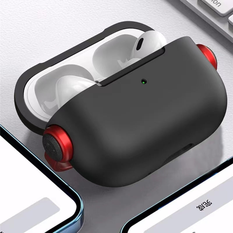 Premium AirPods Protective Case Shockproof Cover with Lanyard Strap Lightweight Wireless Charging Compatible