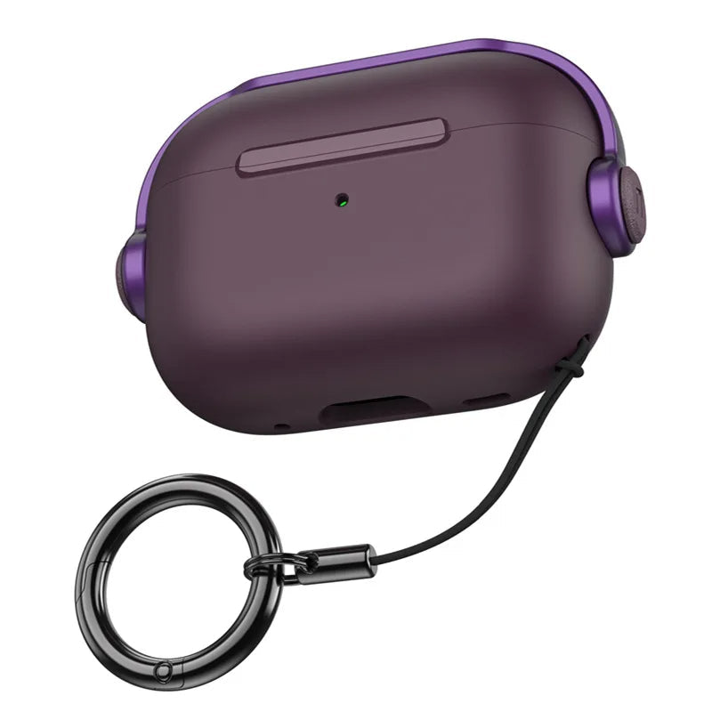 Premium AirPods Protective Case Shockproof Cover with Lanyard Strap Lightweight Wireless Charging Compatible