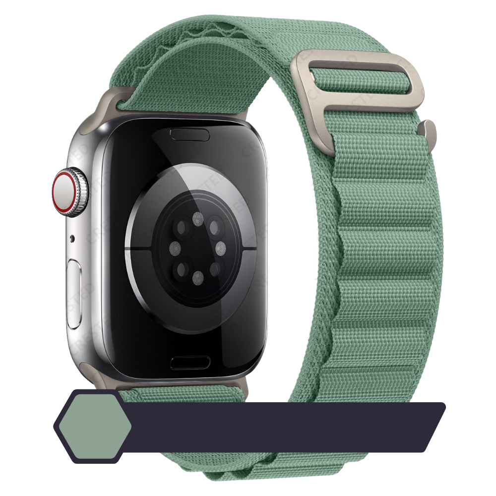 Premium Apple Watch Band Alpine Loop Nylon Sport Strap Adjustable Secure Fit Durable Outdoor Wristband