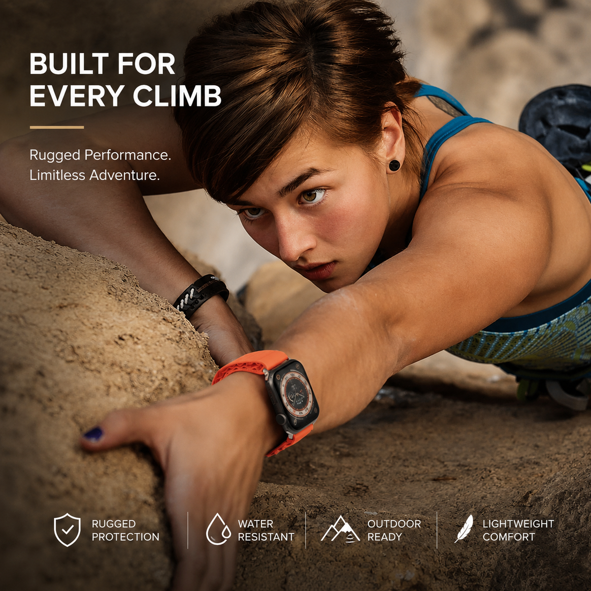 Premium Apple Watch Band Alpine Loop Nylon Sport Strap Breathable Outdoor Wristband Adjustable Secure Fit Lightweight Durable Daily Comfort Daily Wear