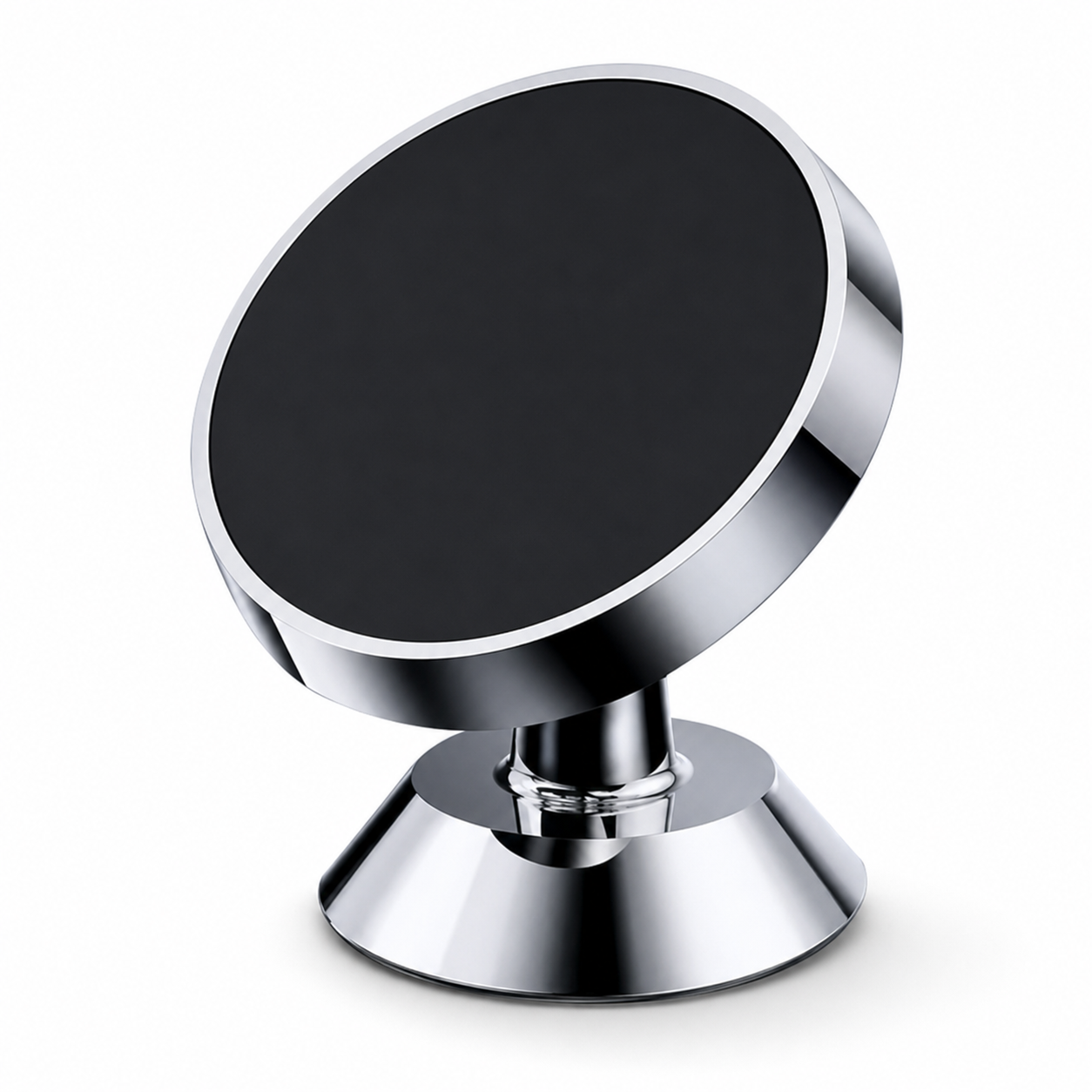 Premium Car Phone Mount Magnetic Dashboard Holder 360° Adjustable Rotation Secure Grip GPS Smartphone Stand Hands Free Universal Mount Design