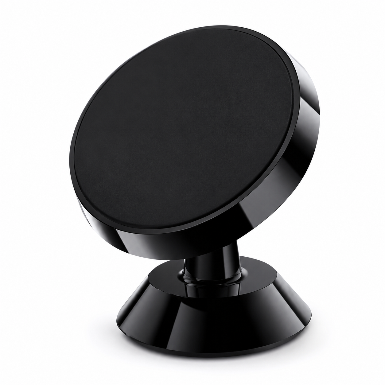 Premium Car Phone Mount Magnetic Dashboard Holder 360° Adjustable Rotation Secure Grip GPS Smartphone Stand Hands Free Universal Mount Design
