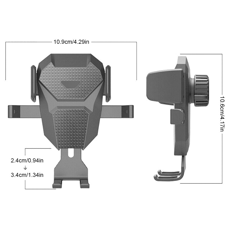 Premium Car Phone Mount Suction Cup Dashboard Windshield Holder 360 Rotation Secure Grip Smartphone Stand