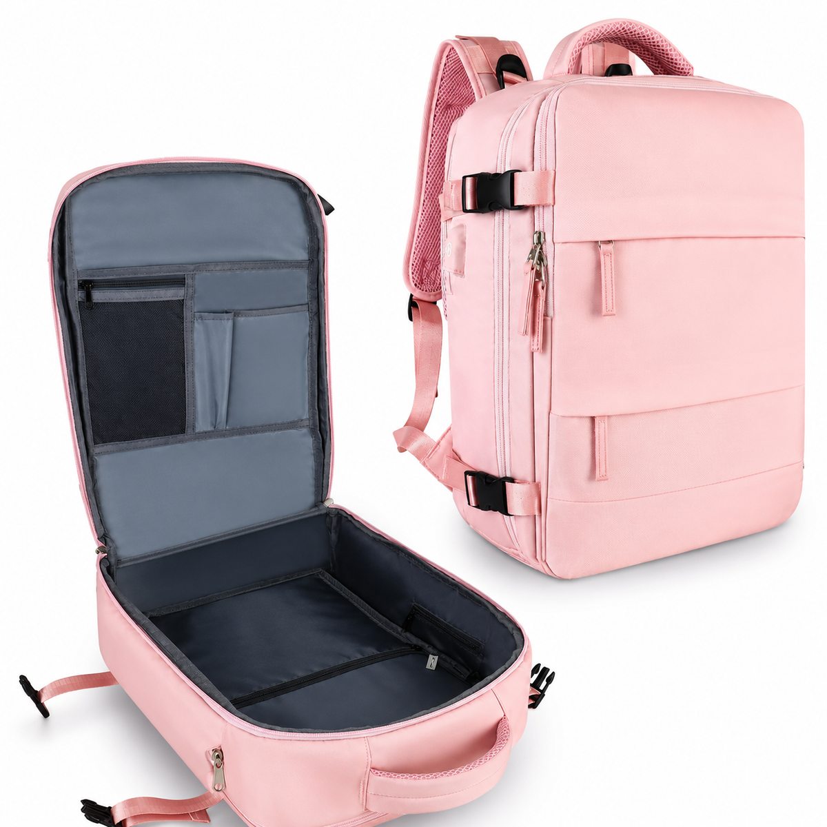 Premium Laptop Backpack Waterproof Expandable Business Travel Bag USB Charging Large Capacity 13 to 17 Inch Laptop Compatible Pack Everyday Carry