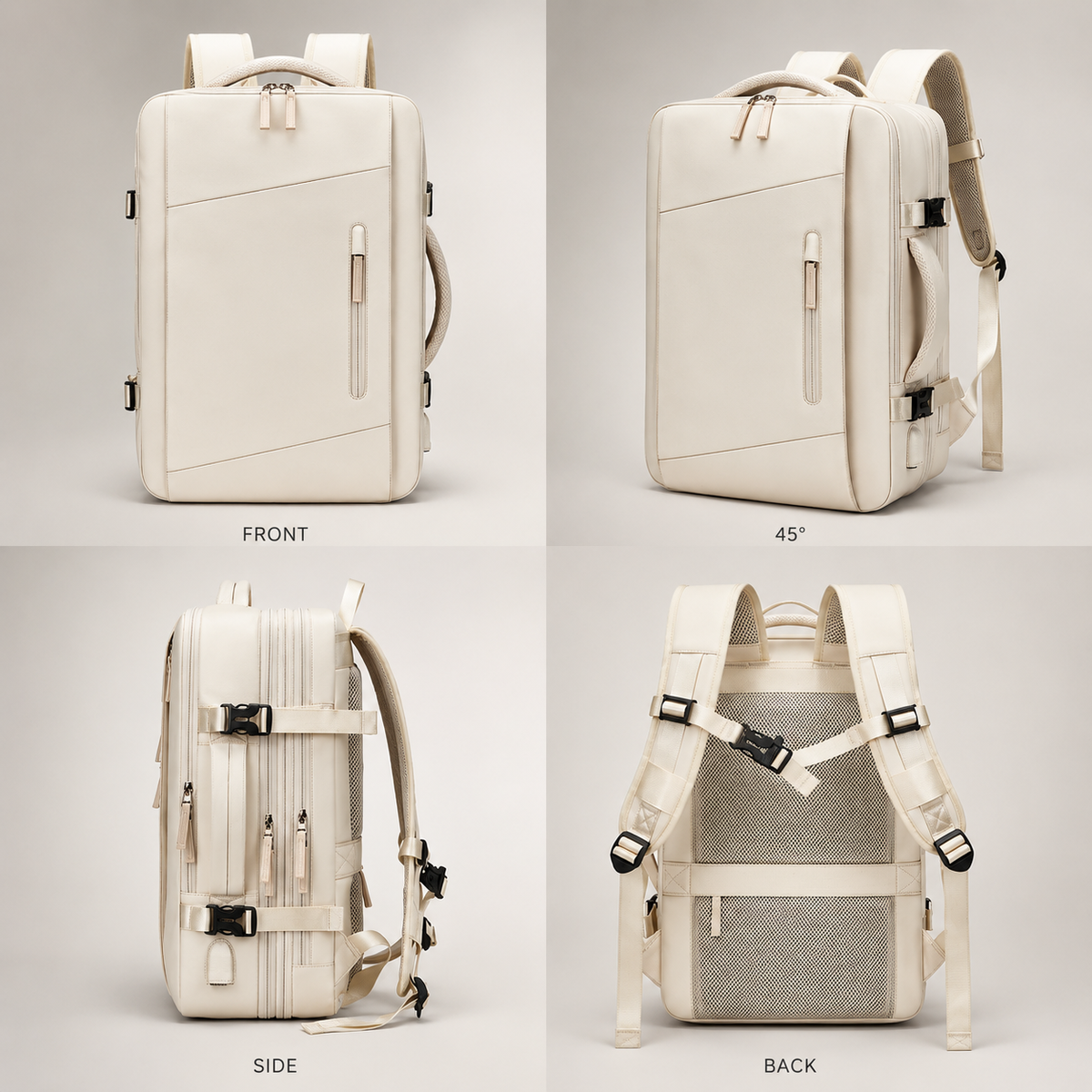 Premium Laptop Backpack Waterproof Expandable Business Travel Bag USB Charging Large Capacity 13 to 17 Inch Laptop Compatible Pack Everyday Carry