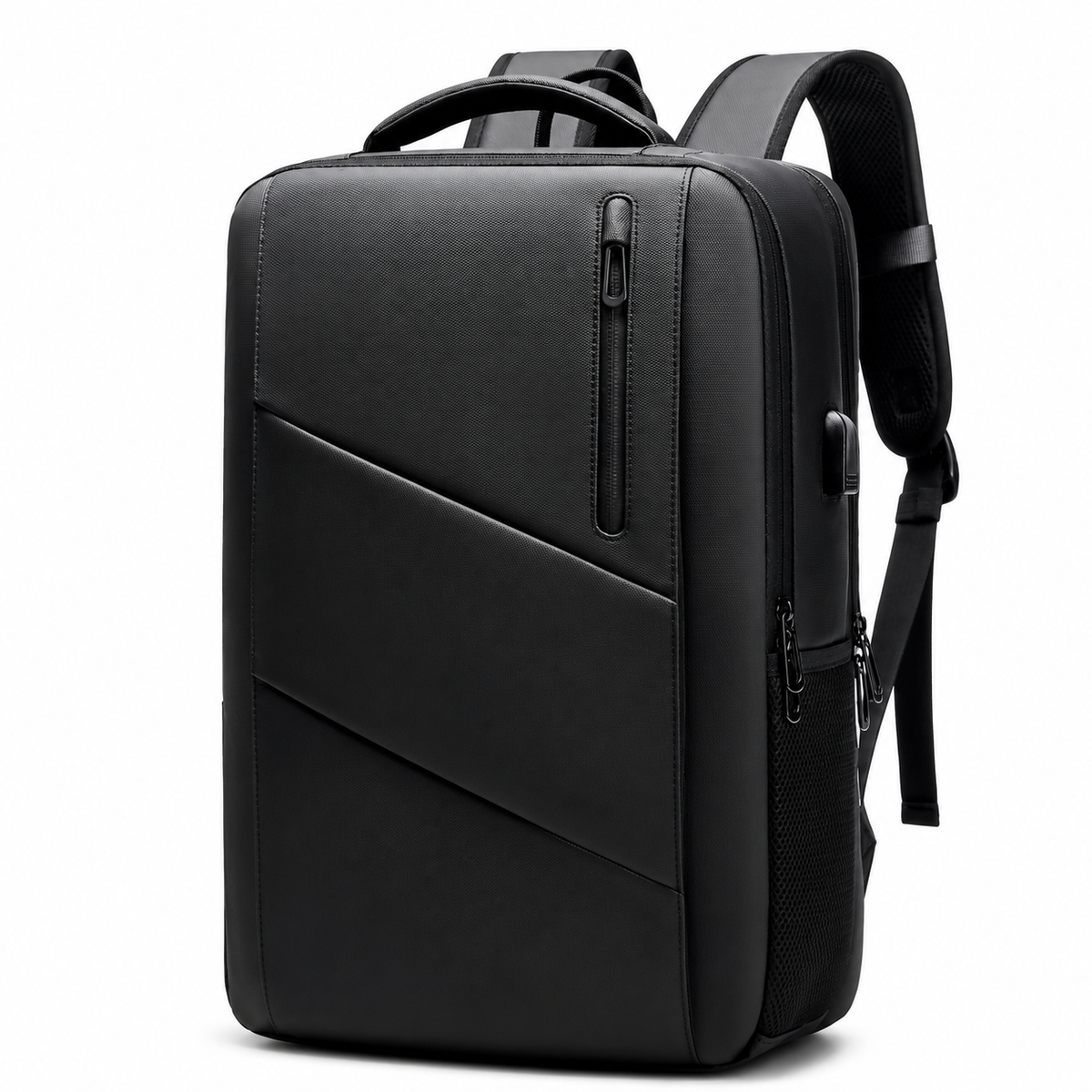 Premium Laptop Backpack Waterproof Expandable Business Travel Bag USB Charging Large Capacity 13 to 17 Inch Laptop Compatible Pack Everyday Carry