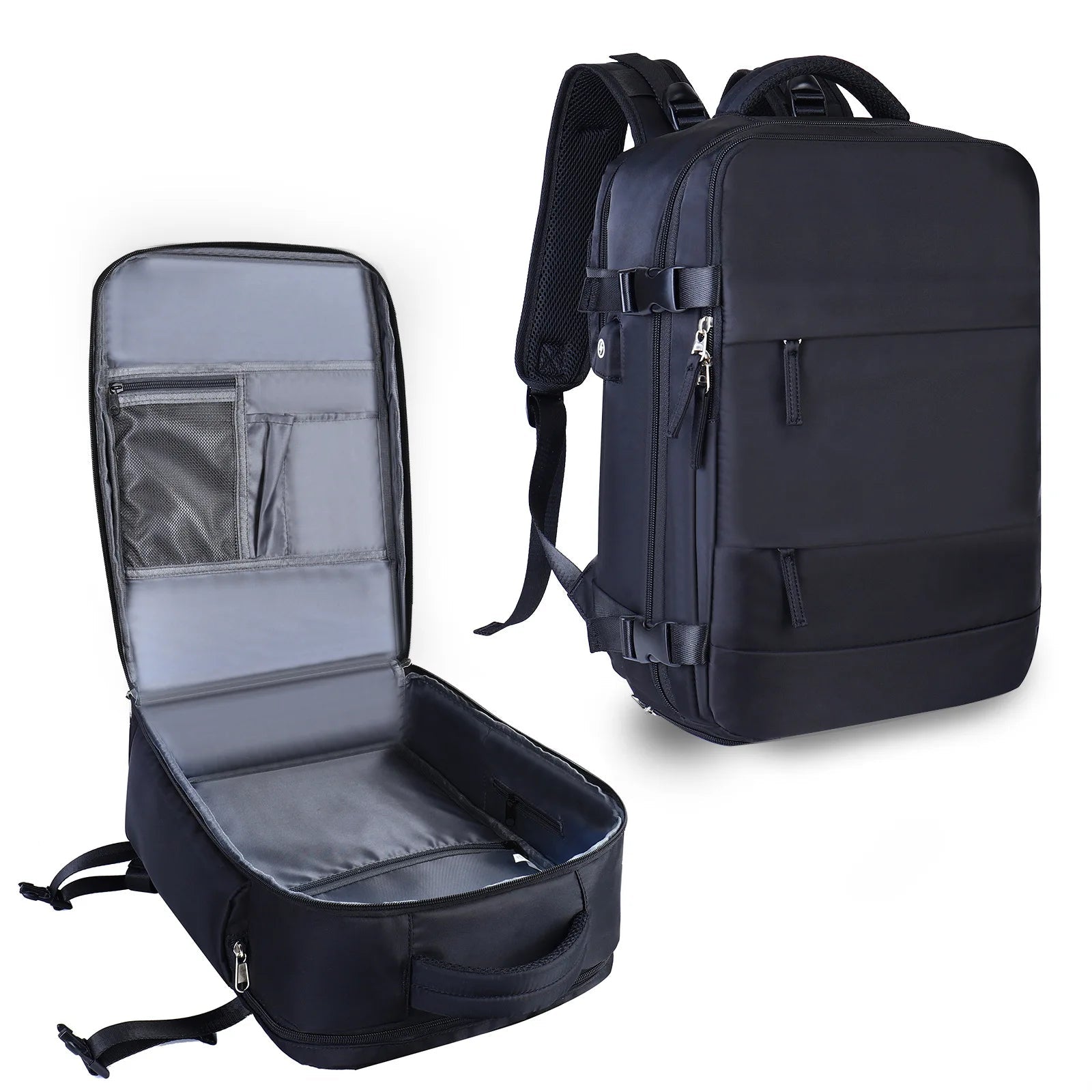 Premium Laptop Backpack Waterproof Expandable USB Charging Business Travel Bag Large Capacity 13 To 17 Inch Laptop Compatible