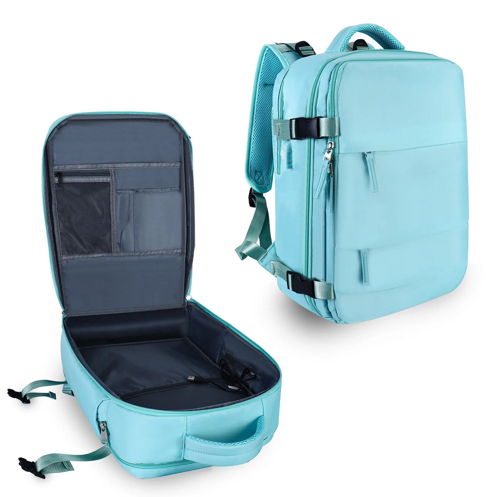 Premium Laptop Backpack Waterproof Expandable USB Charging Business Travel Bag Large Capacity 13 To 17 Inch Laptop Compatible