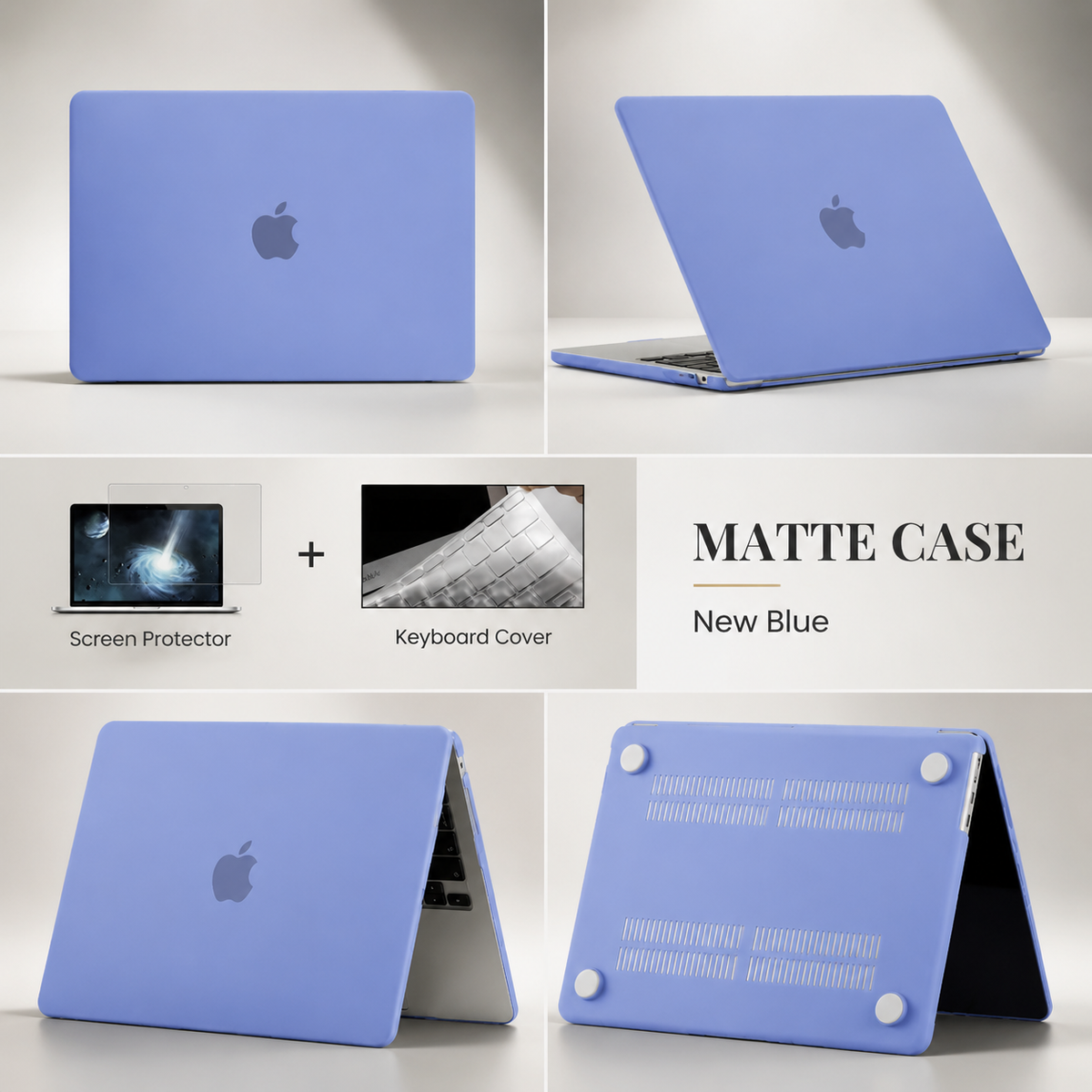 Premium Laptop Case Hard Shell Protective Cover Ultra Thin Scratch Resistant Lightweight Sleeve MacBook Compatible Portable Everyday Protection