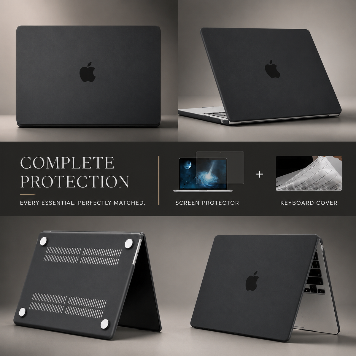 Premium Laptop Case Hard Shell Protective Cover Ultra Thin Scratch Resistant Lightweight Sleeve MacBook Compatible Portable Everyday Protection