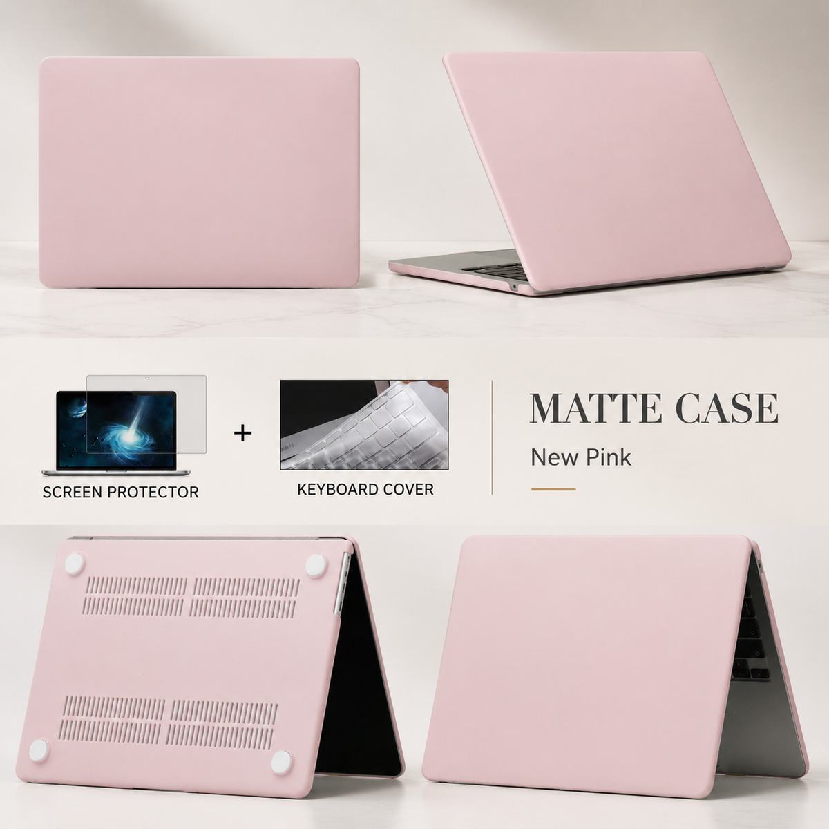 Premium Laptop Case Hard Shell Protective Cover Ultra Thin Scratch Resistant Lightweight Sleeve MacBook Compatible Portable Everyday Protection