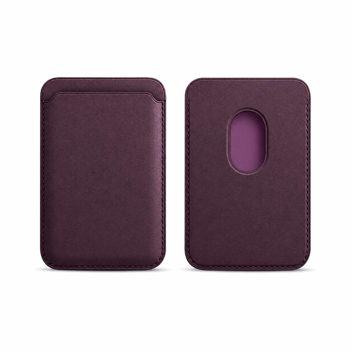 Premium MagSafe Wallet Magnetic Card Holder Detachable Leather Phone Wallet Slim Card Case Secure Card Storage Pocket Friendly Accessory Design