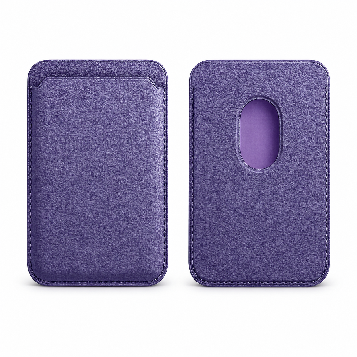 Premium MagSafe Wallet Magnetic Card Holder Detachable Leather Phone Wallet Slim Card Case Secure Card Storage Pocket Friendly Accessory Design