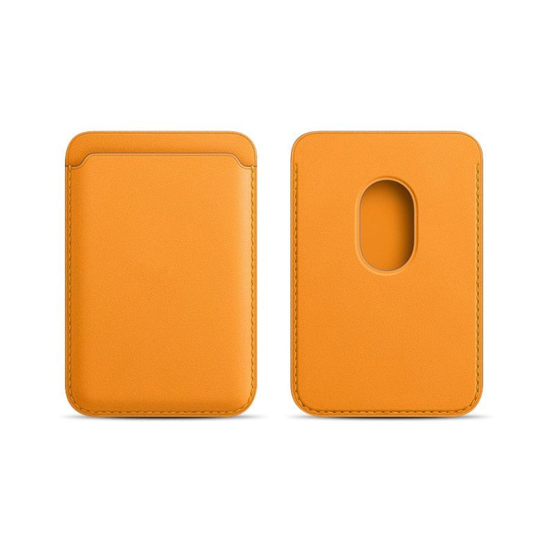Premium MagSafe Wallet Magnetic Card Holder Slim Leather Phone Wallet Detachable Secure Card Storage Case