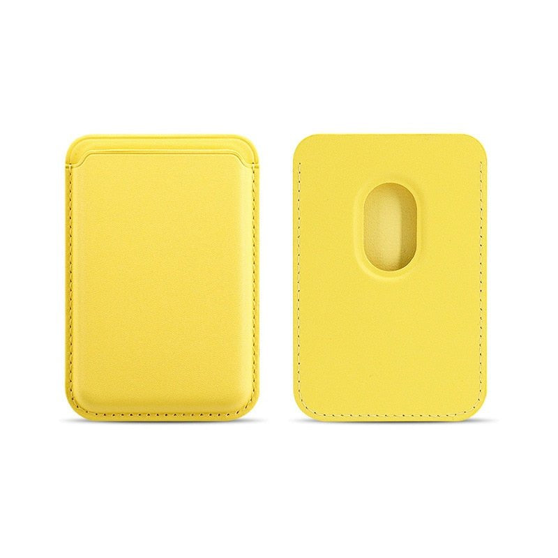 Premium MagSafe Wallet Magnetic Card Holder Slim Leather Phone Wallet Detachable Secure Card Storage Case