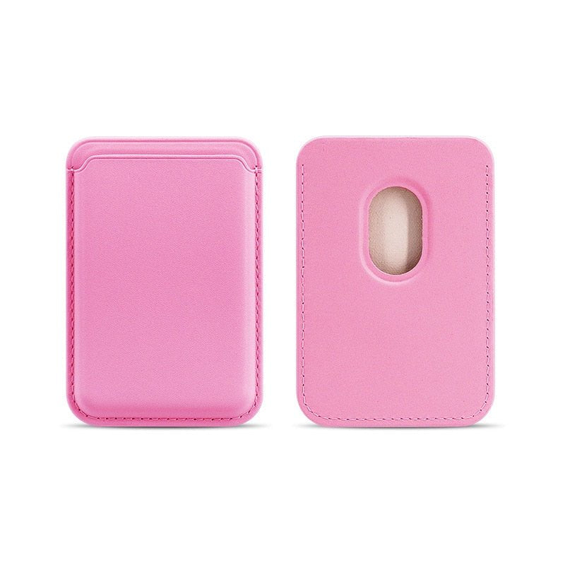 Premium MagSafe Wallet Magnetic Card Holder Slim Leather Phone Wallet Detachable Secure Card Storage Case