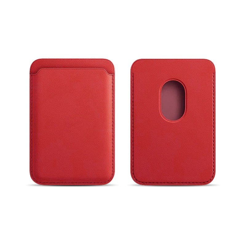 Premium MagSafe Wallet Magnetic Card Holder Slim Leather Phone Wallet Detachable Secure Card Storage Case
