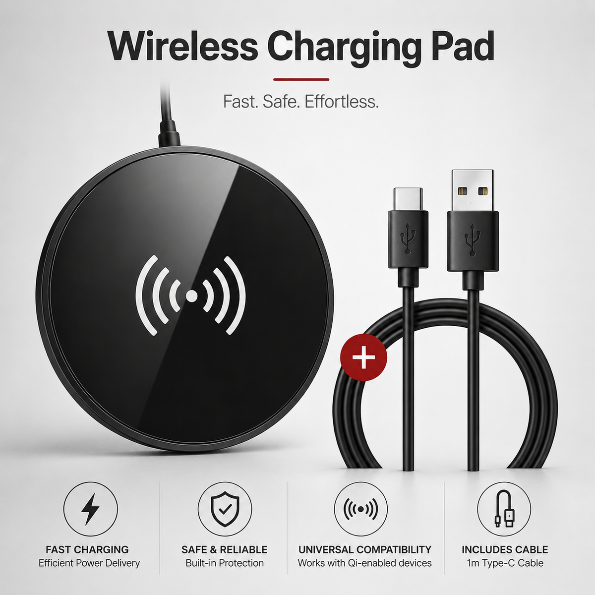 Premium Magnetic Wireless Charger Stand MagSafe Compatible 30W Fast Charging USB-C PD Charging Dock Magnetic Phone Stand Holder Desk Desktop Organizer