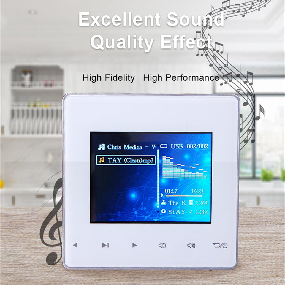 Premium Mini Bluetooth Speaker Amplifier HD Display Stereo Sound System FM AUX Wireless Audio Center