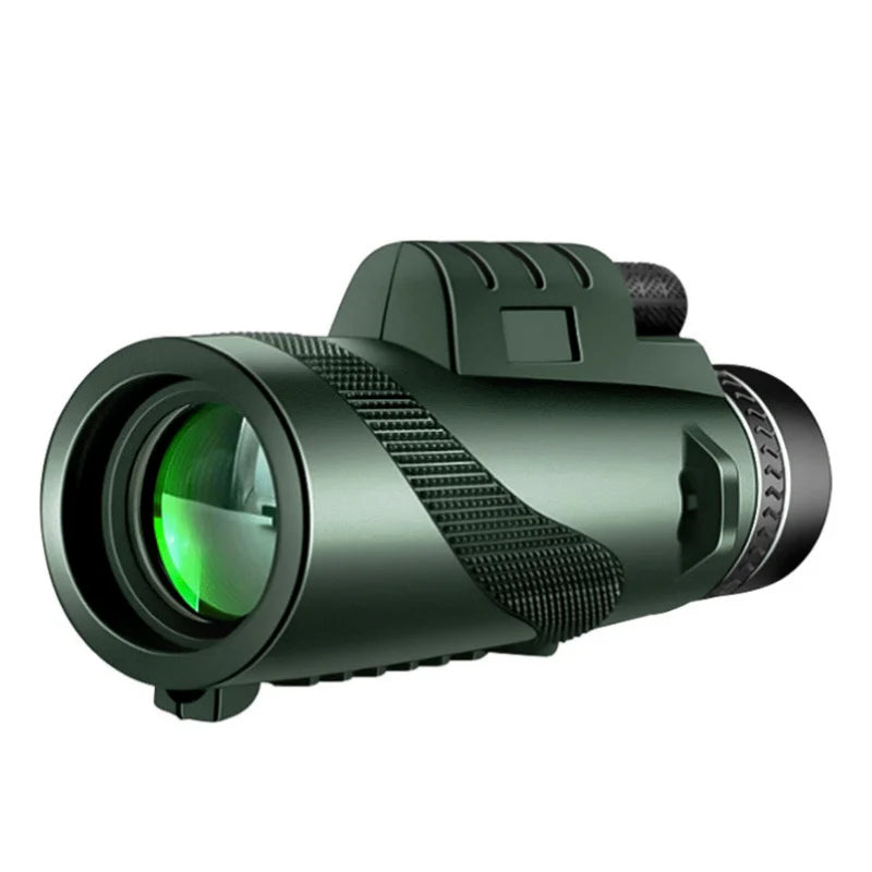 Premium Monocular Telescope HD Zoom Long Range Viewing Portable Folding Outdoor Travel Scope Smartphone Compatible