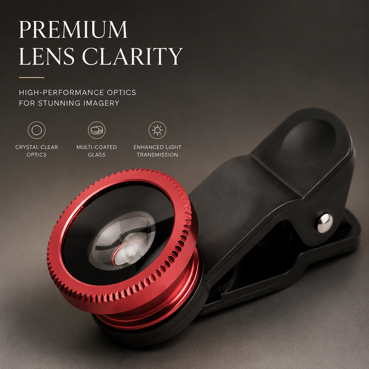 Premium Phone Camera Lens Kit 3 In 1 Fisheye Wide Angle Macro Clip-On Smartphone Photography Set Universal Portable Creative Photo Accessory Kit Pro