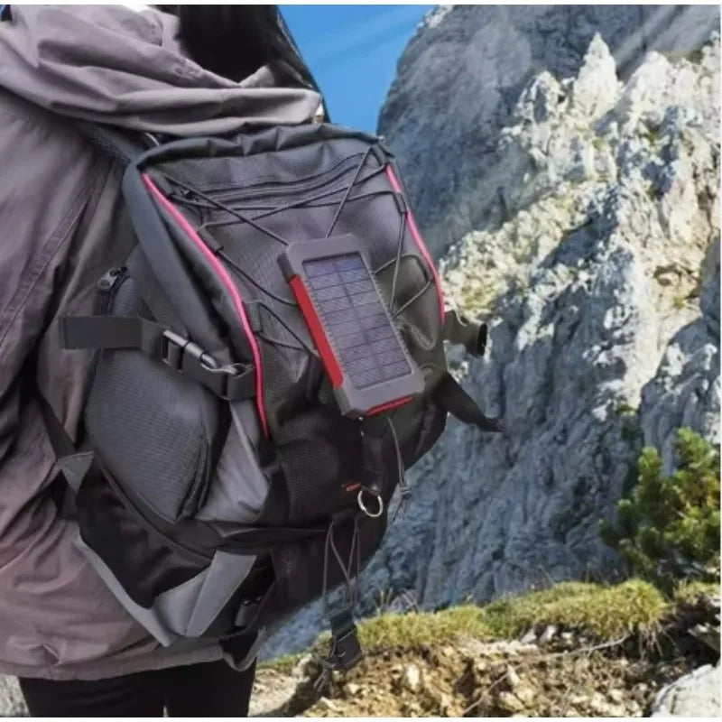 Premium Power Bank 20000mAh Solar Charger Fast Charging Portable Battery Pack LED Flashlight Outdoor Travel Charger