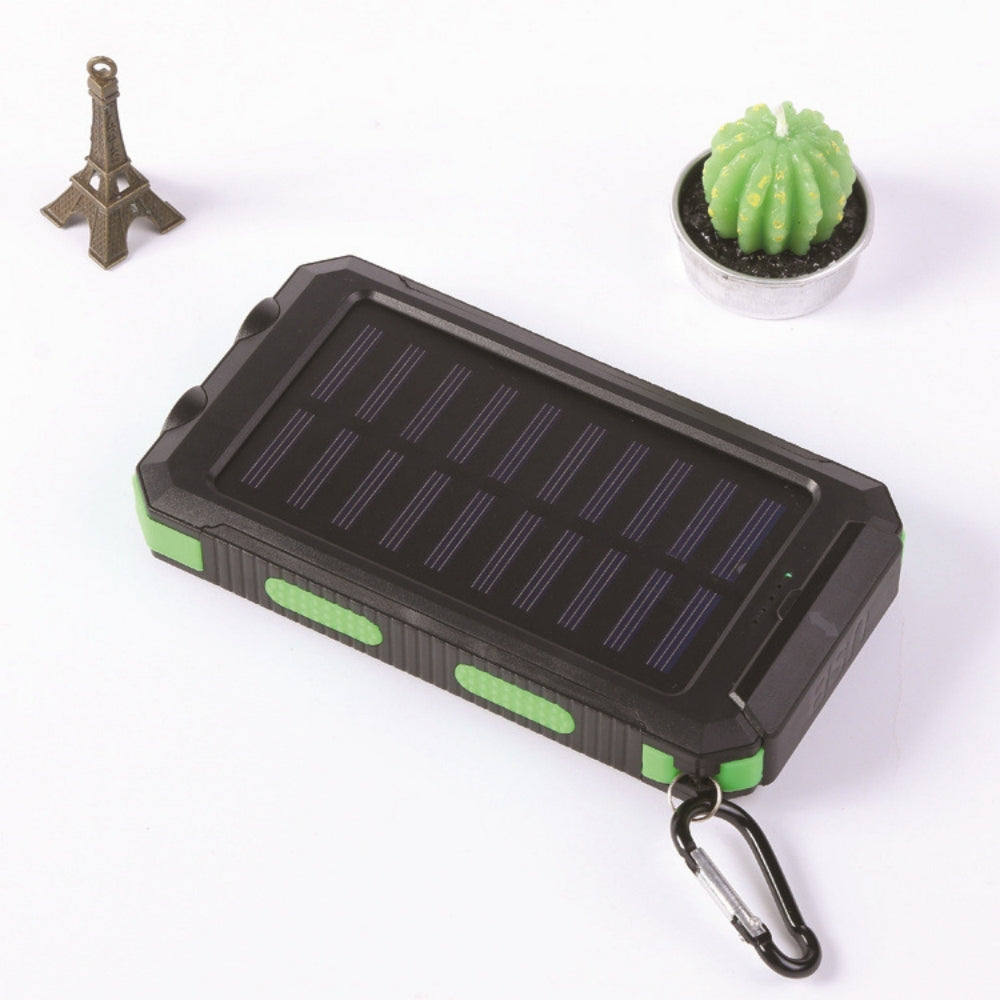 Premium Power Bank 20000mAh Solar Charger Fast Charging Portable Battery Pack LED Flashlight Outdoor Travel Charger