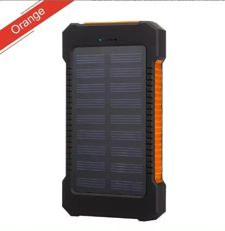 Premium Power Bank 20000mAh Solar Charger Fast Charging Portable Battery Pack LED Flashlight Outdoor Travel Charger