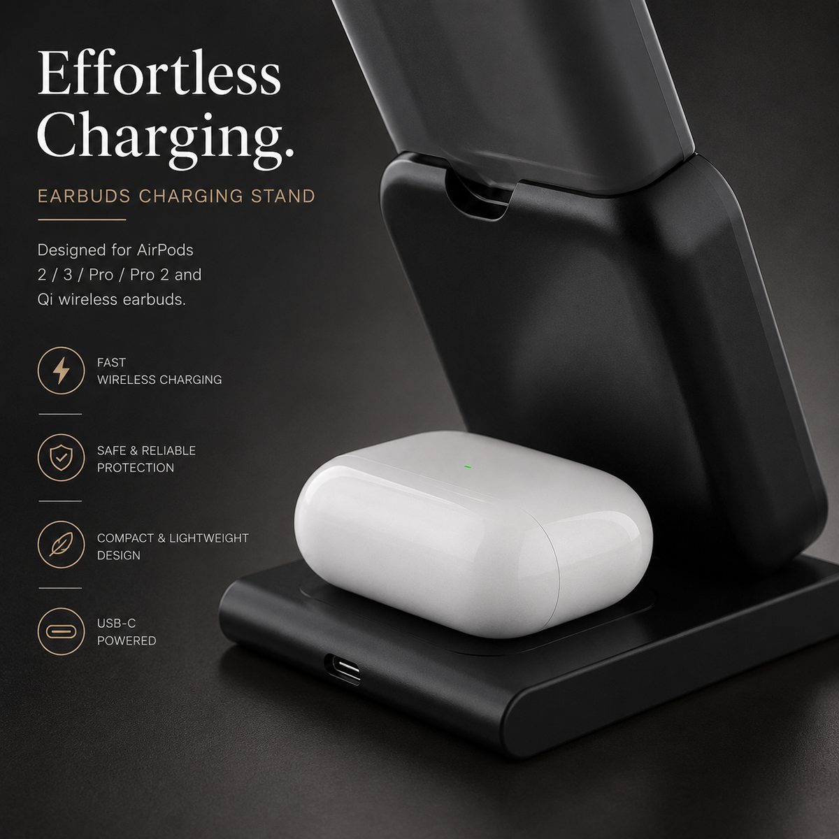 Premium Power Bank Magnetic Wireless Charger 3 In 1 Portable Charging Station 5000mAh MagSafe Compatible Phone Watch Earbuds Fast Travel Charger