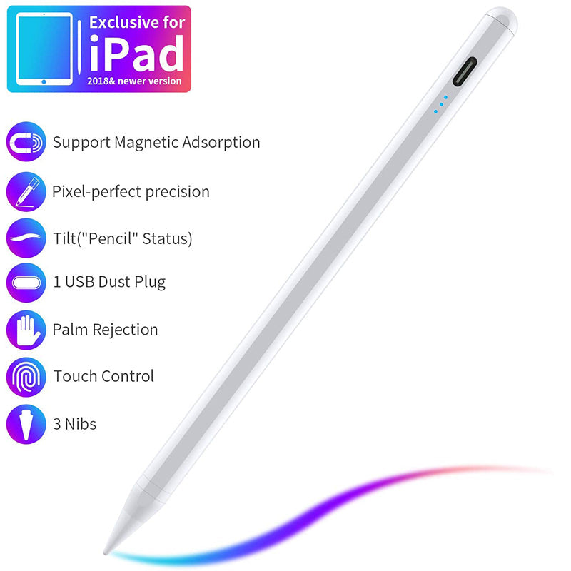 Premium Stylus Pen Bluetooth Compatible Precision Tip Rechargeable Touchscreen Tablet Pen with Power Display