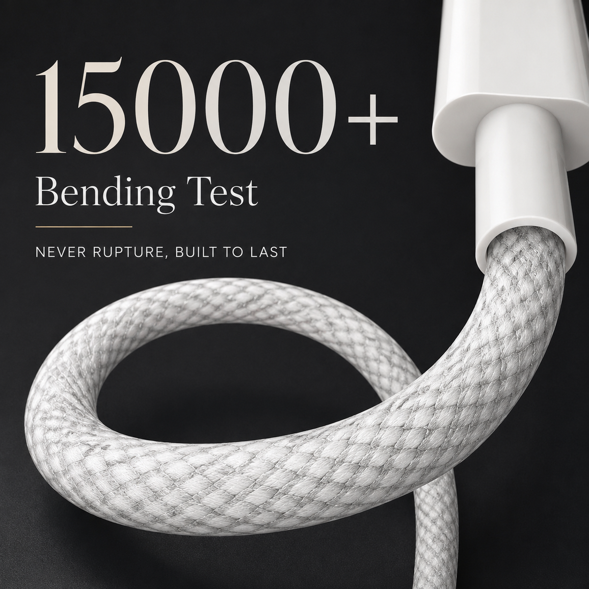 Premium USB-C Cable 100W Power Delivery Fast Charging Cord Durable TPE TPU Construction Stable Power Transfer Flexible Charging Cable Everyday Use
