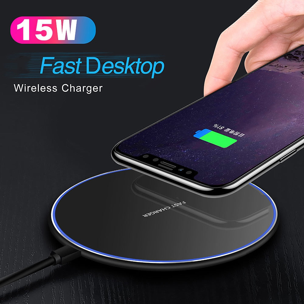 Premium Wireless Charger 30W Fast Charging Pad MagSafe Compatible USB-C Qi Wireless Charging Slim Dock