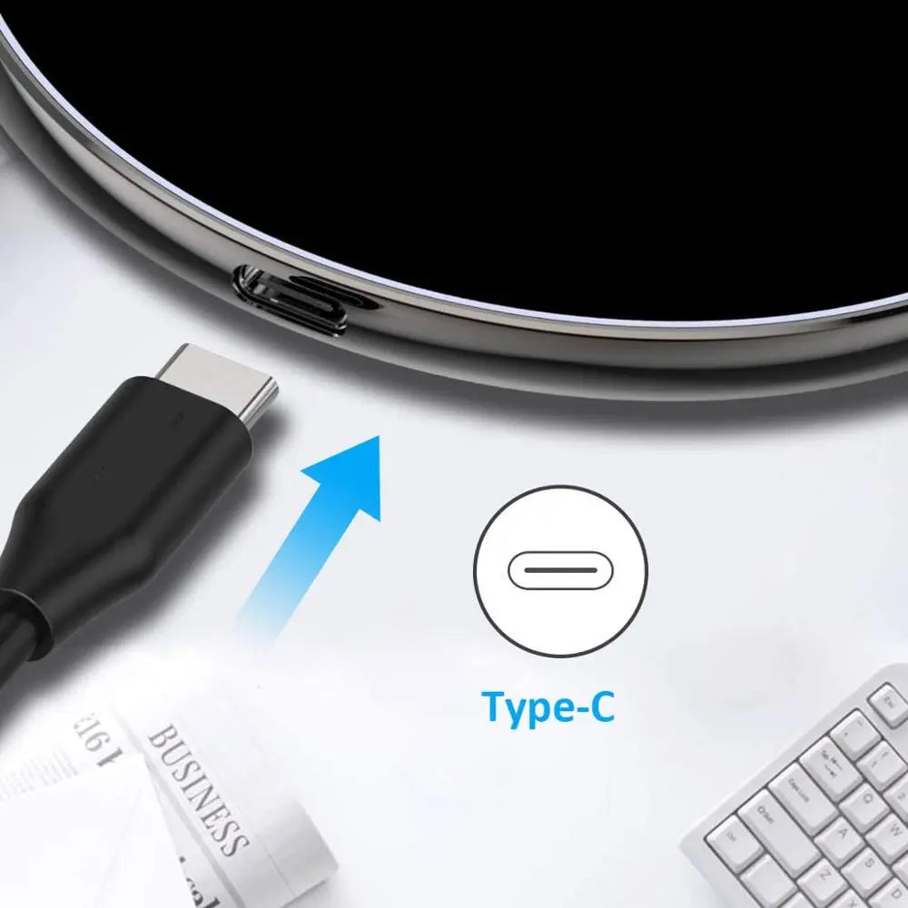 Premium Wireless Charger 30W Fast Charging Pad MagSafe Compatible USB-C Qi Wireless Charging Slim Dock