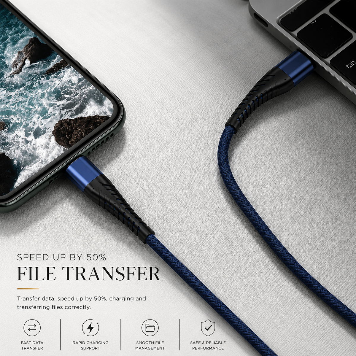 Premium Wireless Charger MagSafe Compatible 30W Fast Charging Pad Qi USB-C Magnetic Charging Dock Slim Portable Desktop Travel Charger Stand