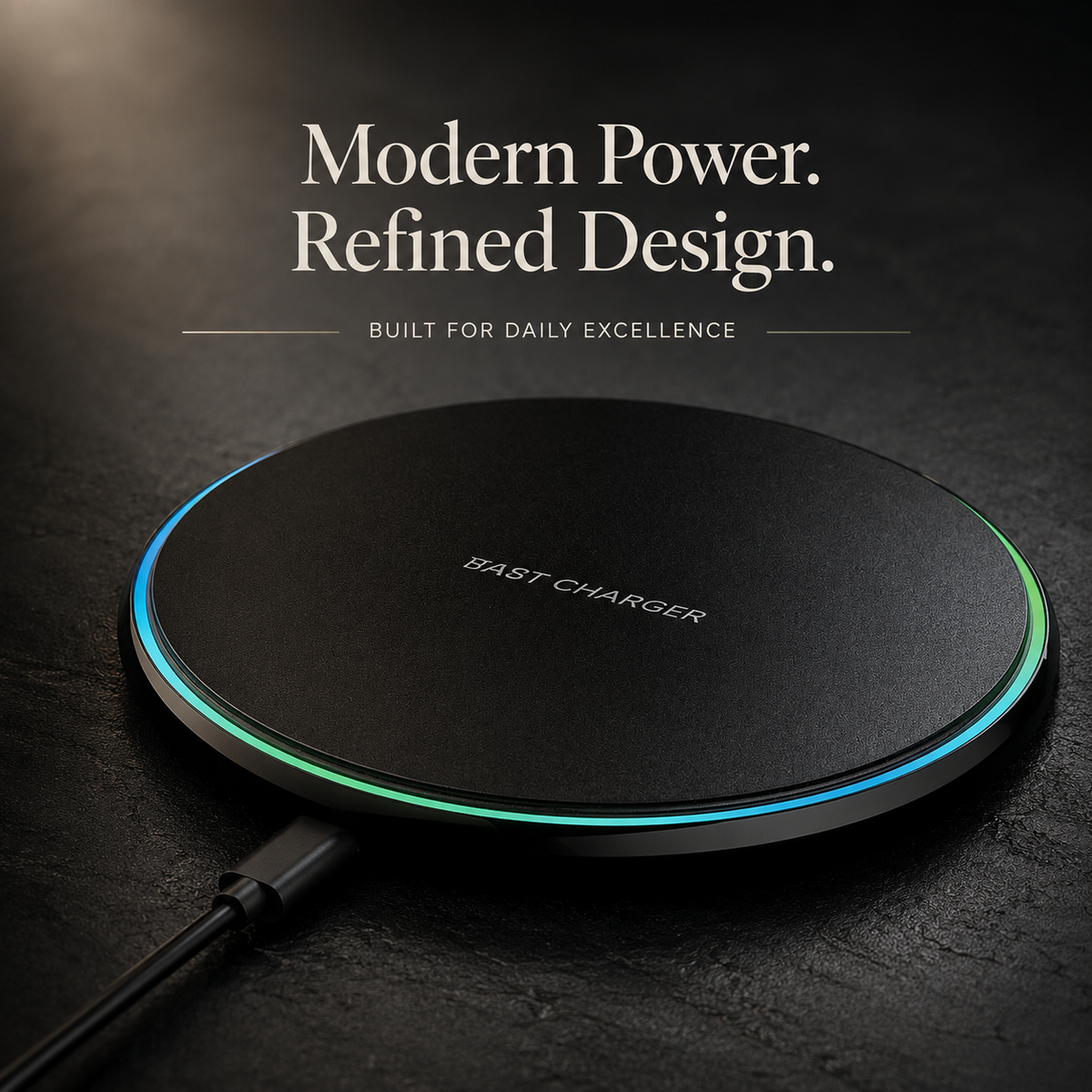 Premium Wireless Charger MagSafe Compatible 30W Fast Charging Pad Qi USB-C Magnetic Charging Dock Slim Portable Desktop Travel Charger Stand