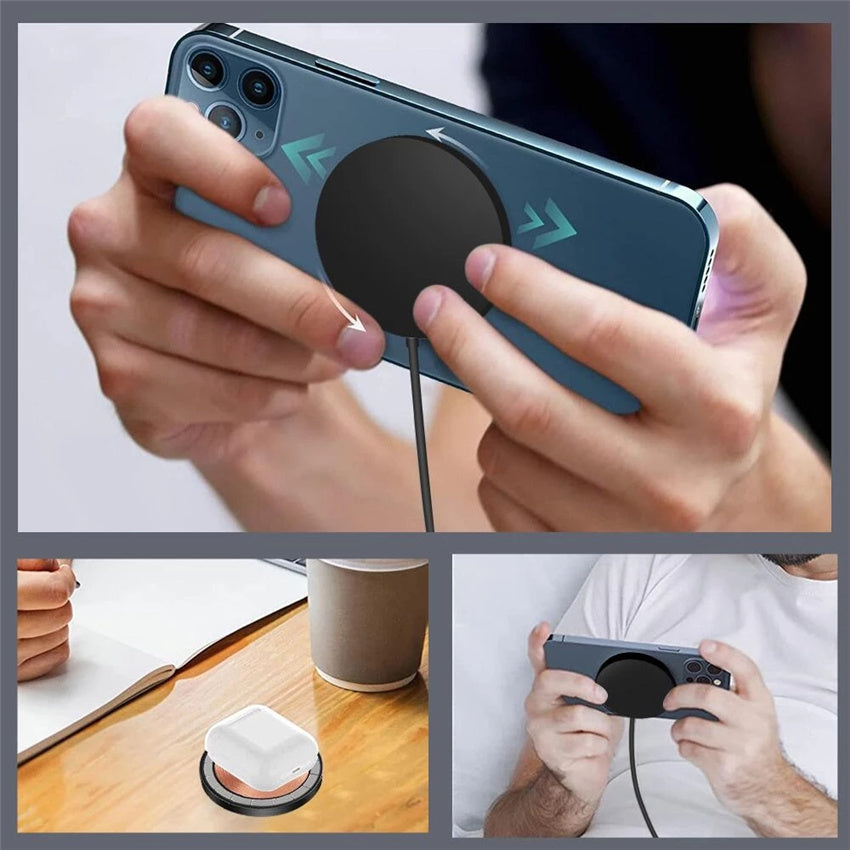 Premium Wireless Charger Magnetic Charging Stand MagSafe Compatible 30W Fast Charging USB-C PD Dock