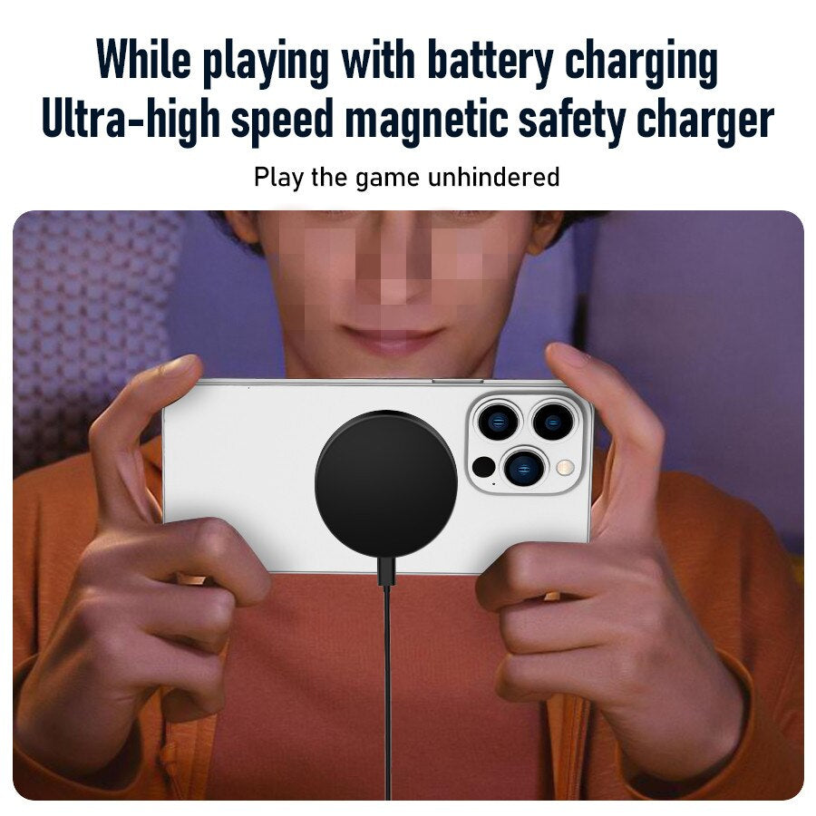 Premium Wireless Charger Magnetic Charging Stand MagSafe Compatible 30W Fast Charging USB-C PD Dock