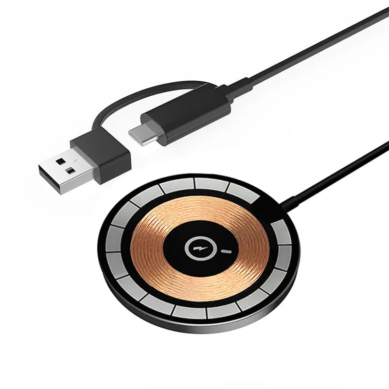 Premium Wireless Charger Magnetic Charging Stand MagSafe Compatible 30W Fast Charging USB-C PD Dock