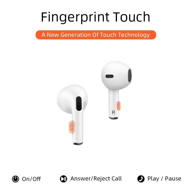 Premium Wireless Earbuds Bluetooth Compatible Touch Control Stereo Sound Mini In-Ear Sport Headset