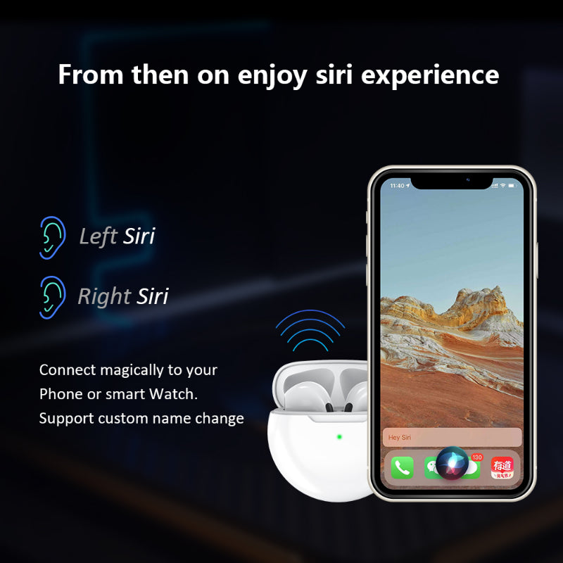 Premium Wireless Earbuds Bluetooth Compatible Touch Control Stereo Sound Mini In-Ear Sport Headset
