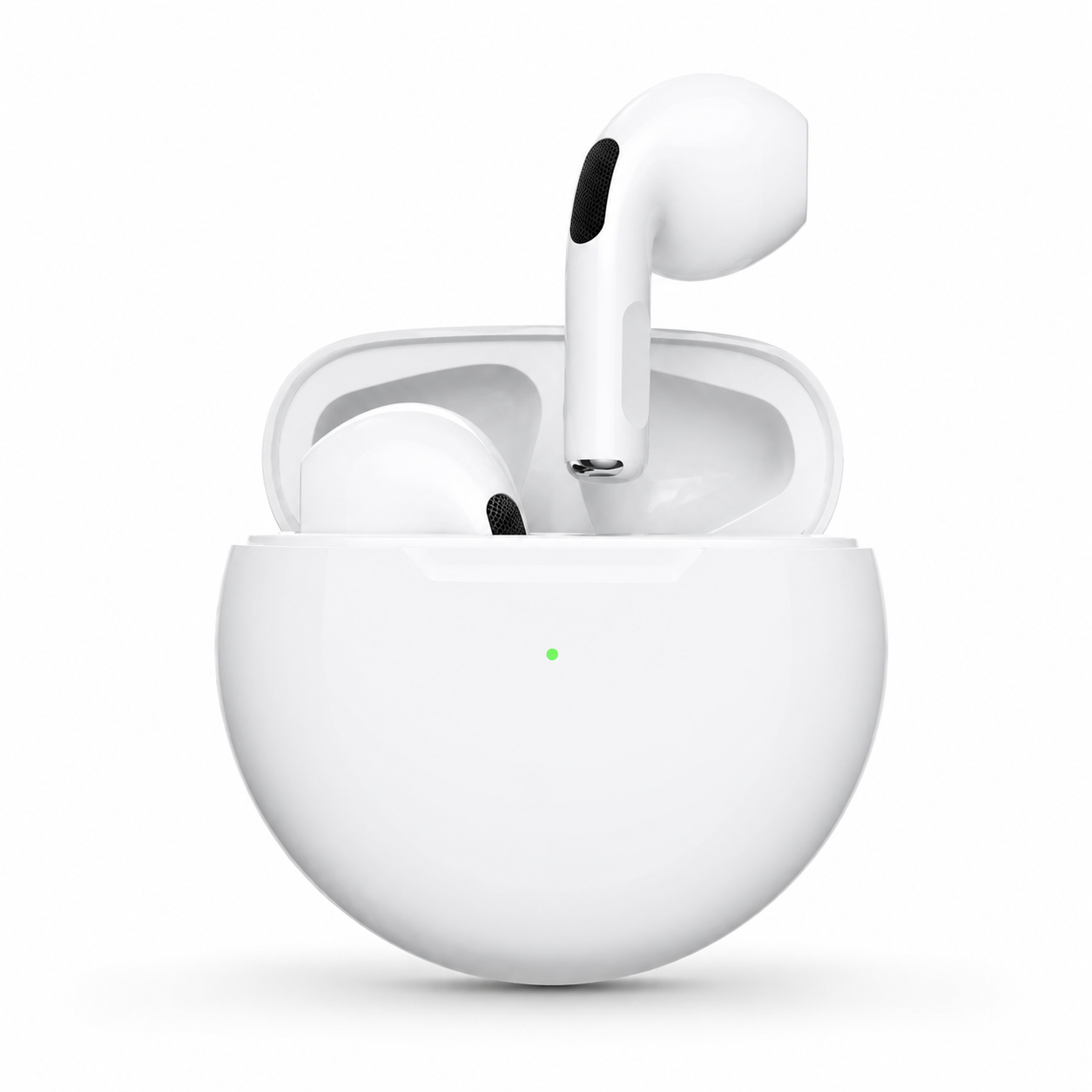 Premium Wireless Earbuds Bluetooth Compatible Touch Control Stereo Sound Mini In-Ear Sport Headset Noise Reduction Charging Case Rechargeable Portable