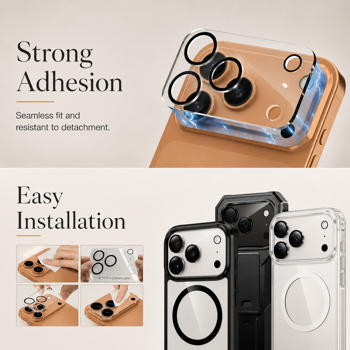 Premium iPhone Camera Lens Protector 9H Glass Guard Ultra Clear Camera Cover Scratch Resistant Lens Shield Dust Protection Precision Fit Slim Design