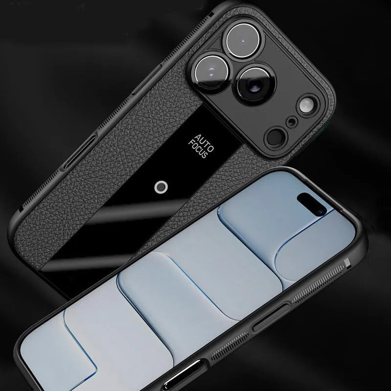 Premium iPhone Case Frosted PU Leather MagSafe Cover Shockproof Non Slip Anti Scratch Full Coverage Case