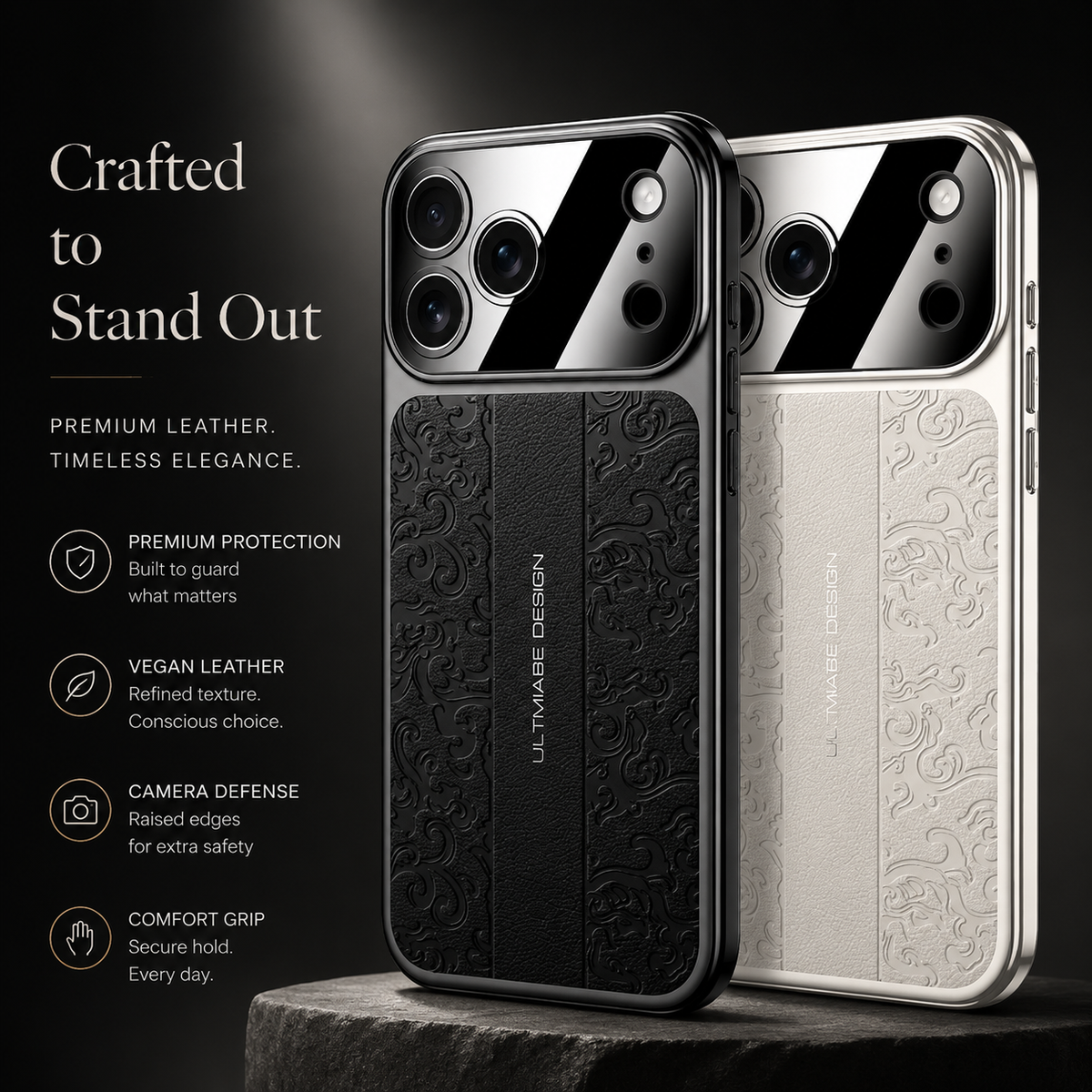 Premium iPhone Case Leather Electroplated Soft TPU Magnetic Shockproof Protective Cover Luxury Slim Half Wrapped Full Coverage Design Anti Scratch Case