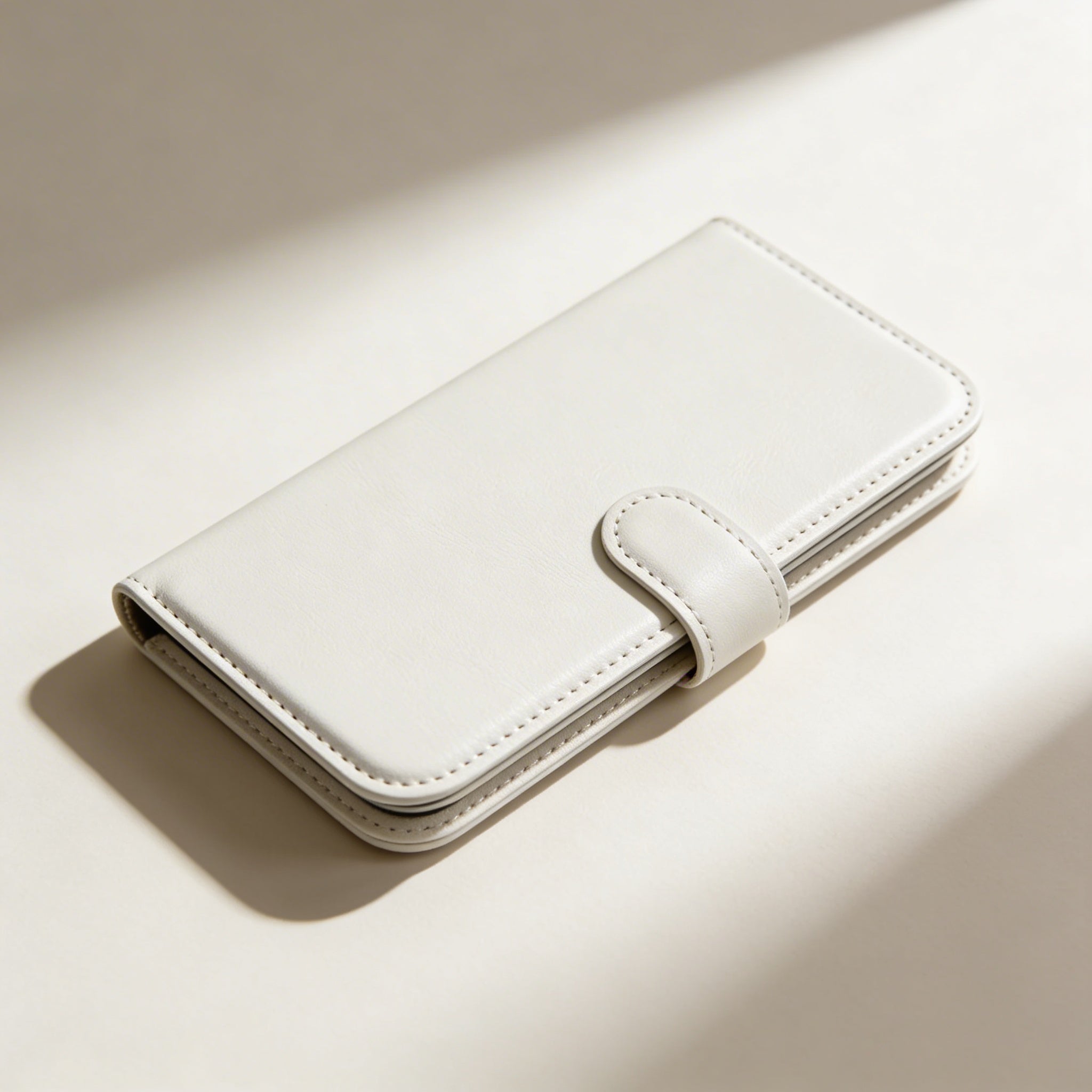 Premium iPhone Case Leather Flip Wallet Cover Card Holder Magnetic Closure Protective Slim Design Full Coverage