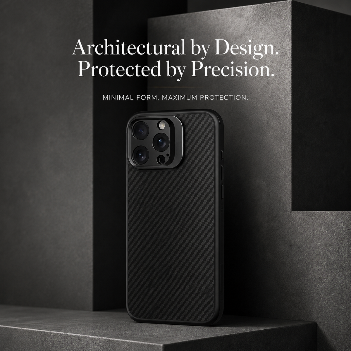 Premium iPhone Case MagSafe Compatible 600D Kevlar Aramid Cover Invisible Camera Ring Stand Shockproof Slim Half Wrapped Protective Design
