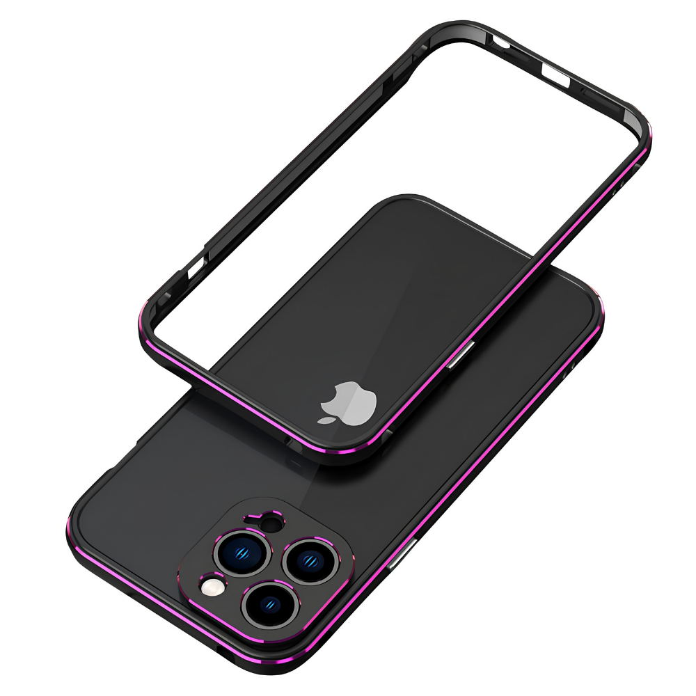 Premium iPhone Case MagSafe Compatible Aluminum Bumper Cover Metal Camera Guard Shockproof Slim Edge Frame Anti Scratch Protective Design