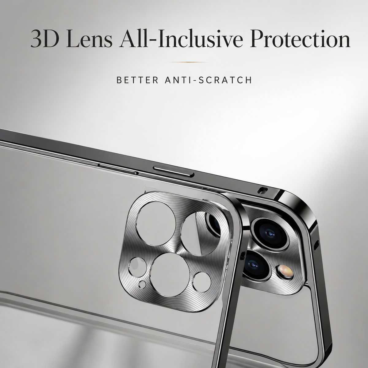 Premium iPhone Case MagSafe Compatible Aluminum Frame Cover Magnetic Edge Protection Camera Lens Guard Shockproof Slim Metal Full Coverage Design