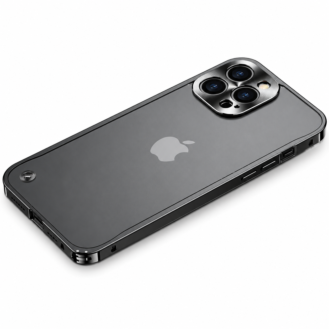 Premium iPhone Case MagSafe Compatible Aluminum Frame Cover Magnetic Edge Protection Camera Lens Guard Shockproof Slim Metal Full Coverage Design